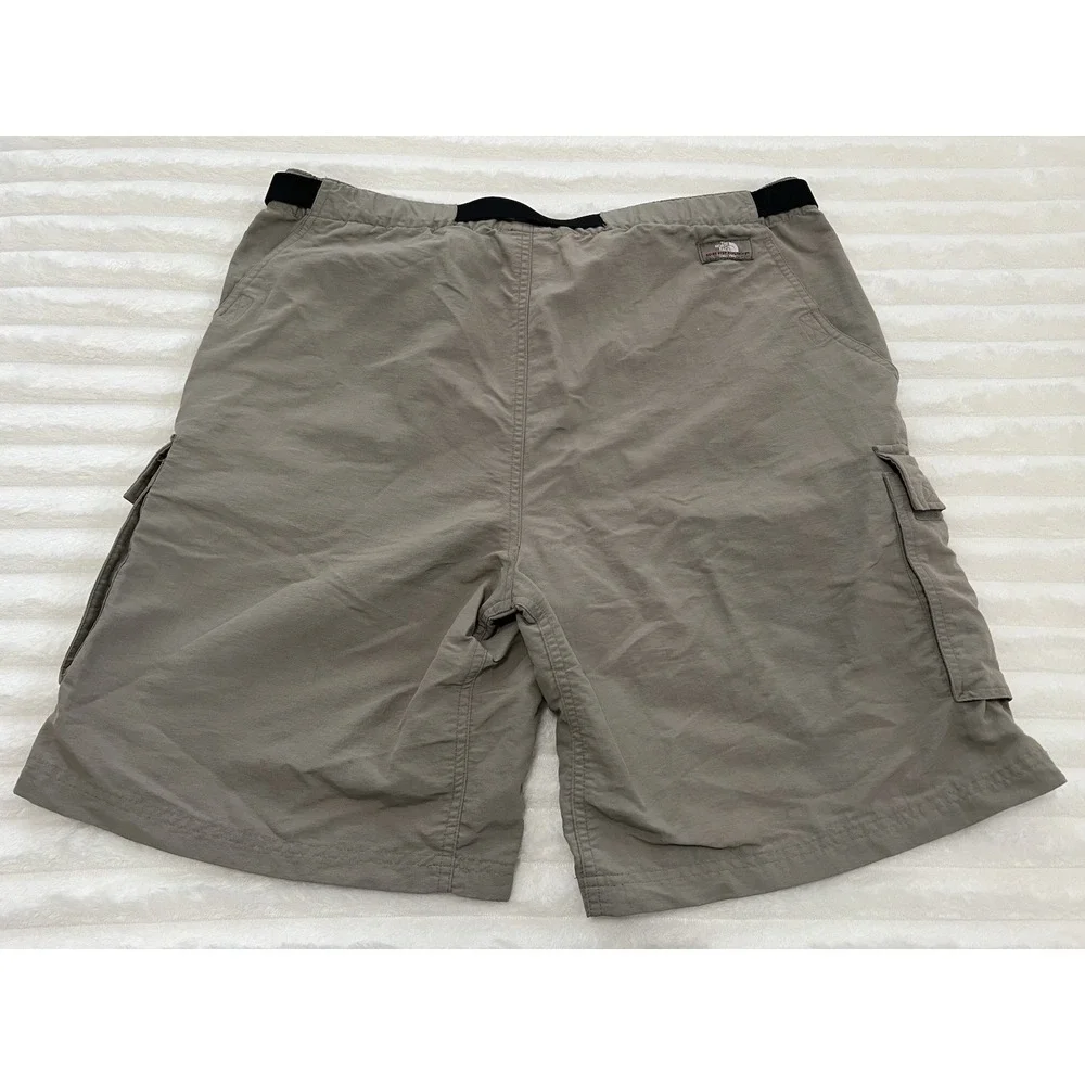 The North Face Cargo Shorts Mens Beige Nylon Hiking Camping Outdoor  Size‎ L